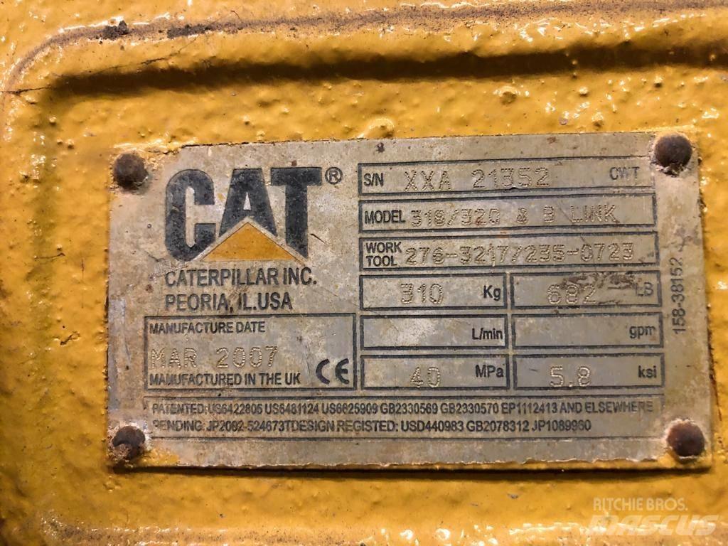 CAT 318 quick Hitch Citas sastāvdaļas