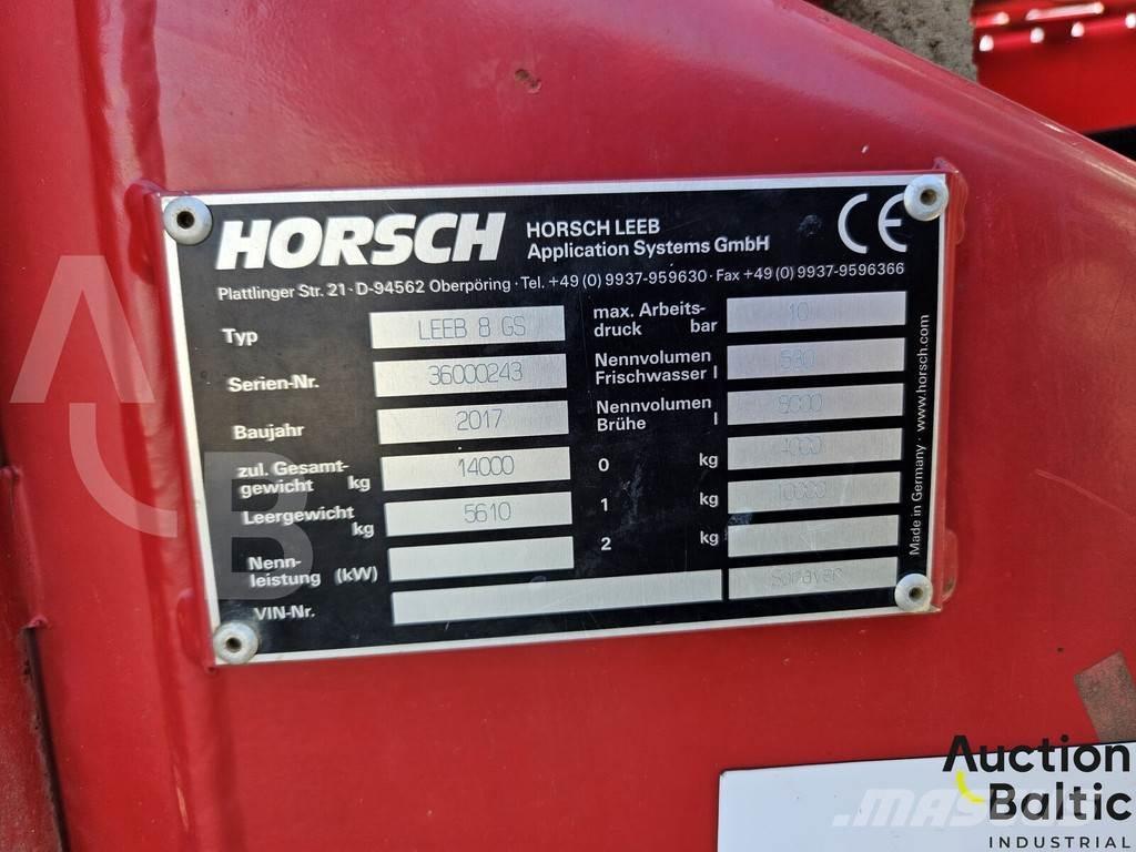 Horsch Leeb 8 GS Piekabināmie smidzinātāji(miglotāji)