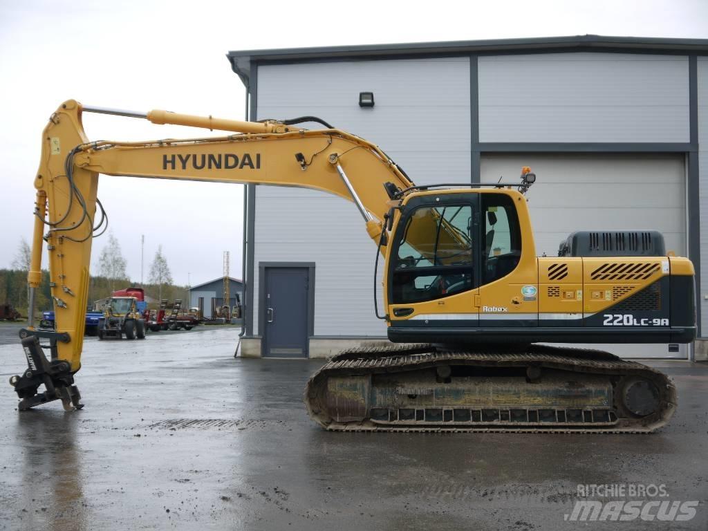Hyundai R 220 LC-9A Kāpurķēžu ekskavatori