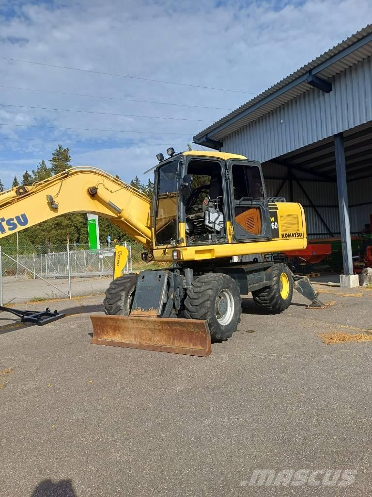 Komatsu PW 160-7-4x4 Ekskavatori uz riteņiem