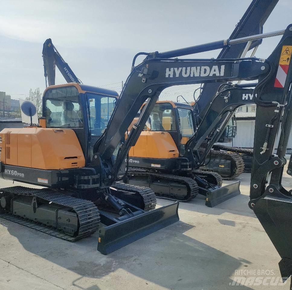 Hyundai HX 60PRO Kāpurķēžu ekskavatori