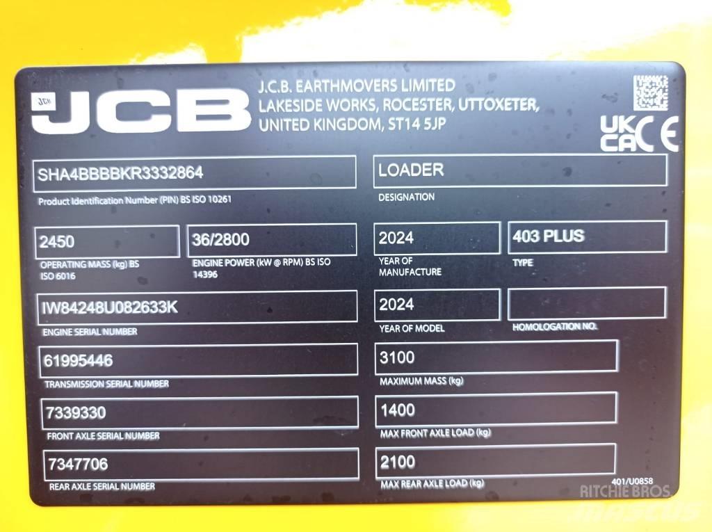 JCB 403 Multifunkcionālie iekrāvēji