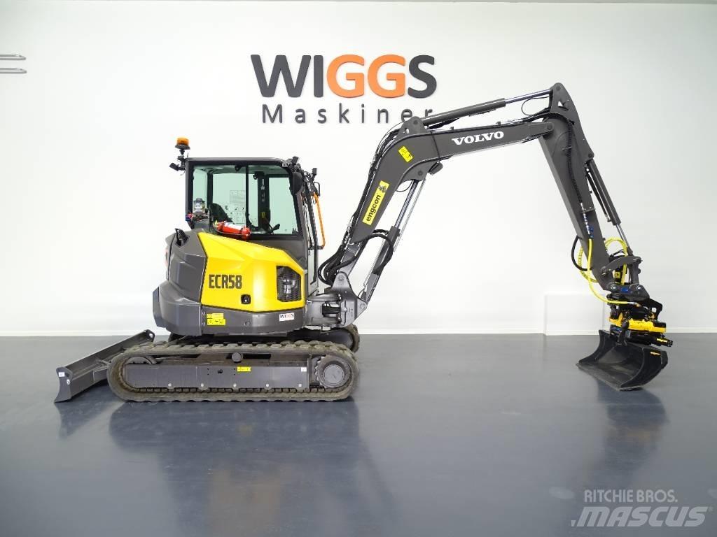 Volvo ECR58F Mini ekskavatori < 7 t