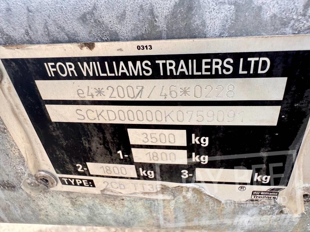 Ifor Williams TT3621 Pašizgāzējs