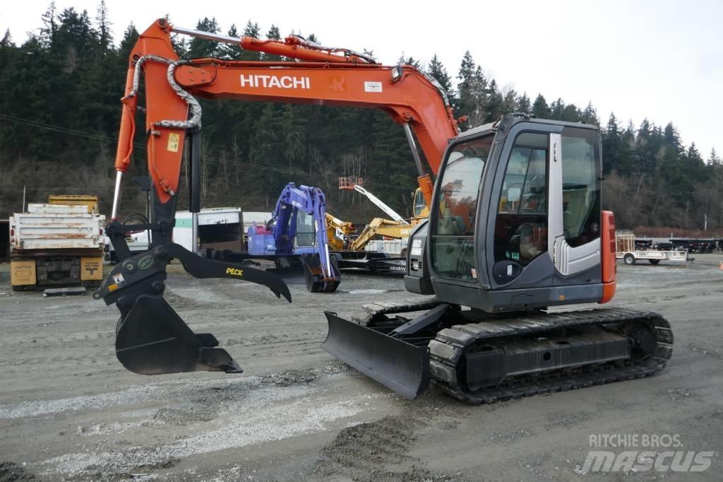 Hitachi ZX 75 US-3 Kāpurķēžu ekskavatori