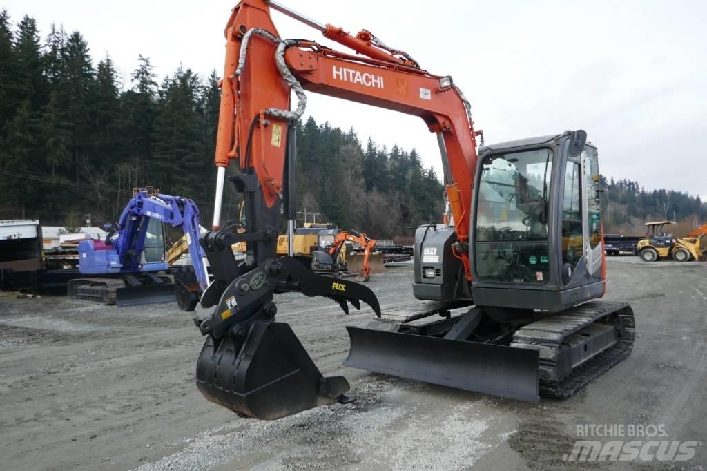 Hitachi ZX 75 US-3 Kāpurķēžu ekskavatori