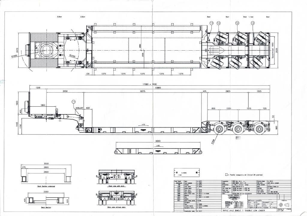 Broshuis Low loader Zemie treileri