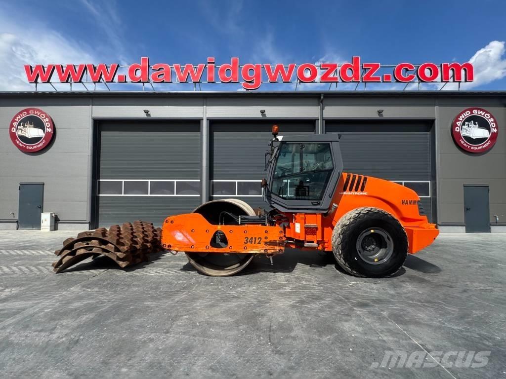 Hamm 3412 HT Vienvalča grunts veltņi