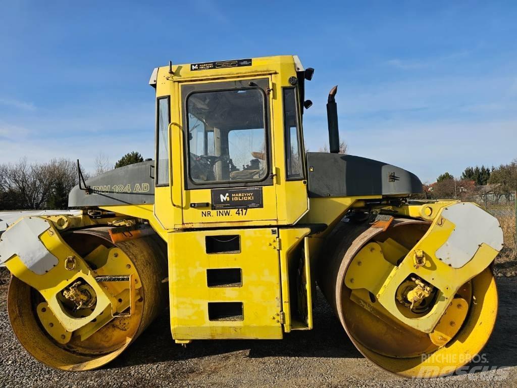 Bomag BW 184 AD Divvalču grunts veltņi