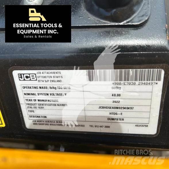 JCB HTD5E Mini pašizgāzēji