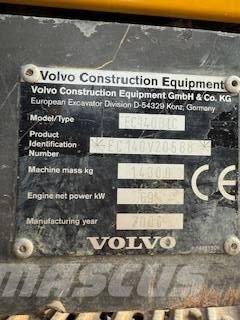 Volvo EC 140 B LC Kāpurķēžu ekskavatori