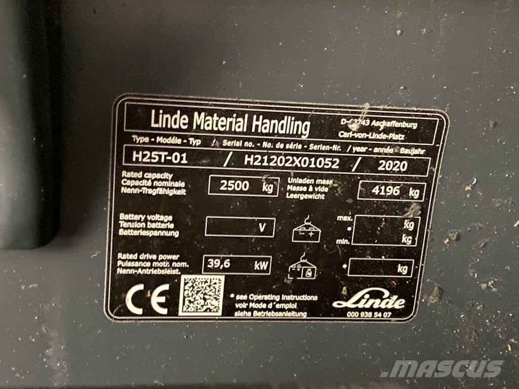 Linde H25T-01 LPG tehnika