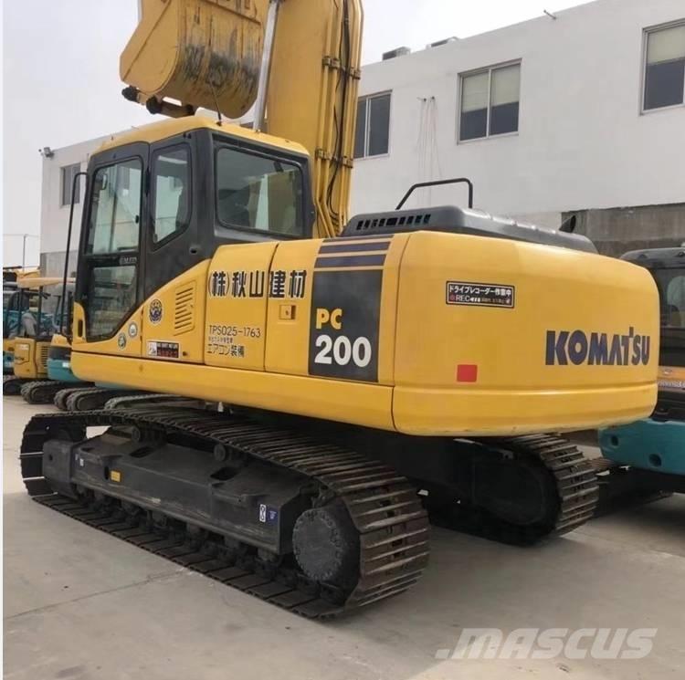 Komatsu pc200-7 Kāpurķēžu ekskavatori