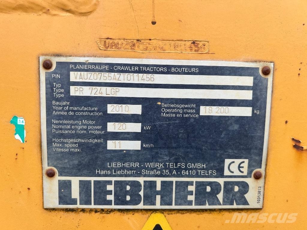 Liebherr PR 724 LGP Kāpurķēžu buldozeri