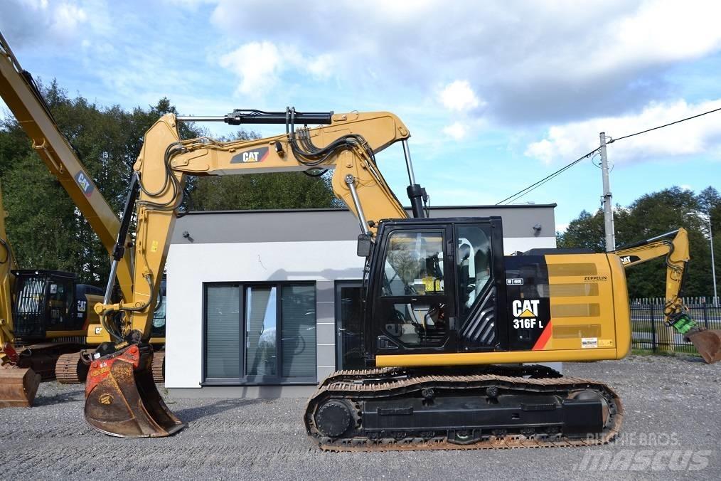 CAT 316 FL Kāpurķēžu ekskavatori