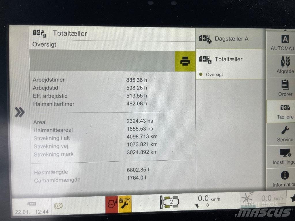 CLAAS Lexion 6900 TT Ražas novākšanas kombaini