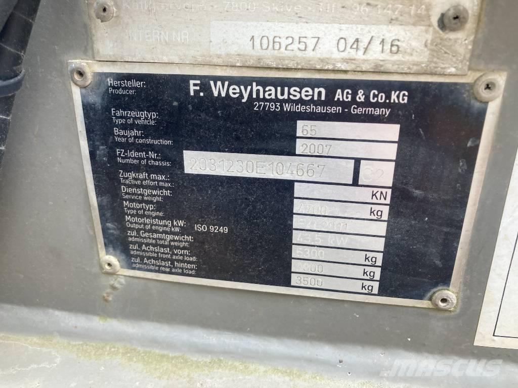 Atlas 65 Iekrāvēji uz riteņiem