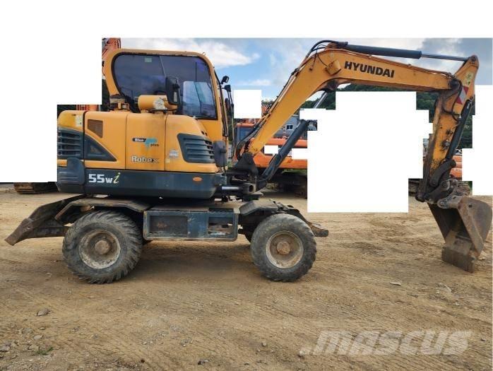 Hyundai Robex 55 W-3 Ekskavatori uz riteņiem