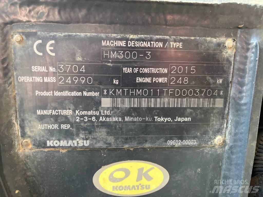 Komatsu HM 300-3 Artikulētie pašizgāzēji