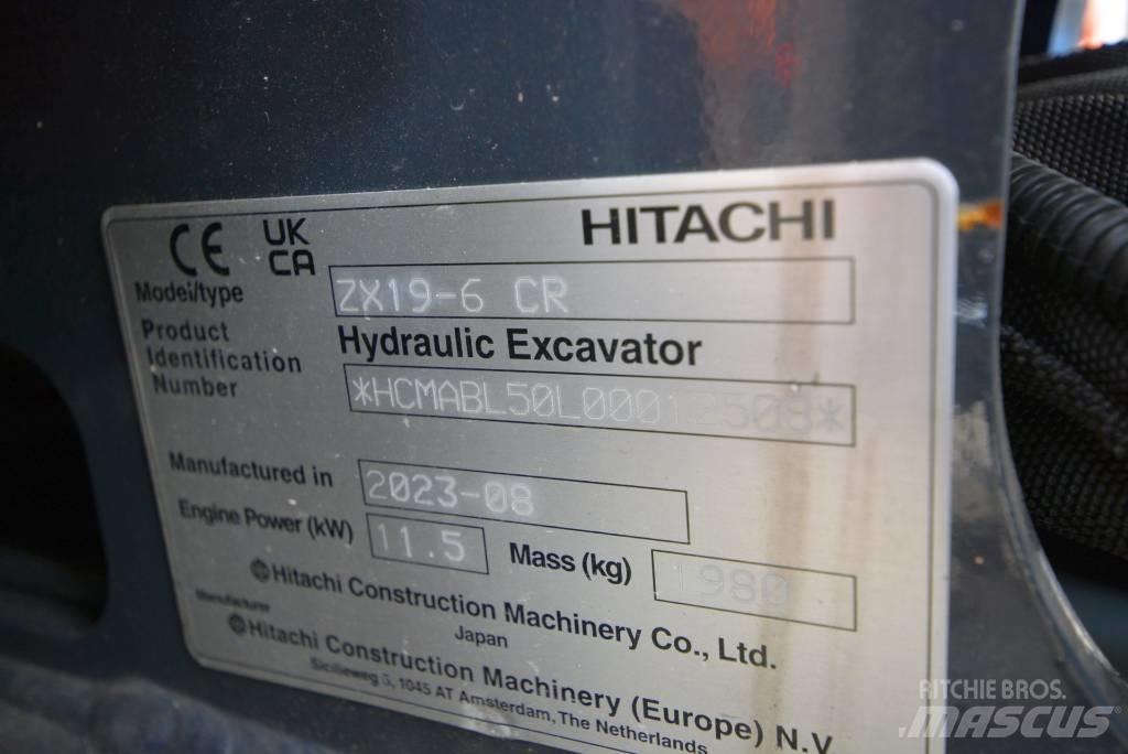Hitachi ZX 19-6 Mini ekskavatori < 7 t