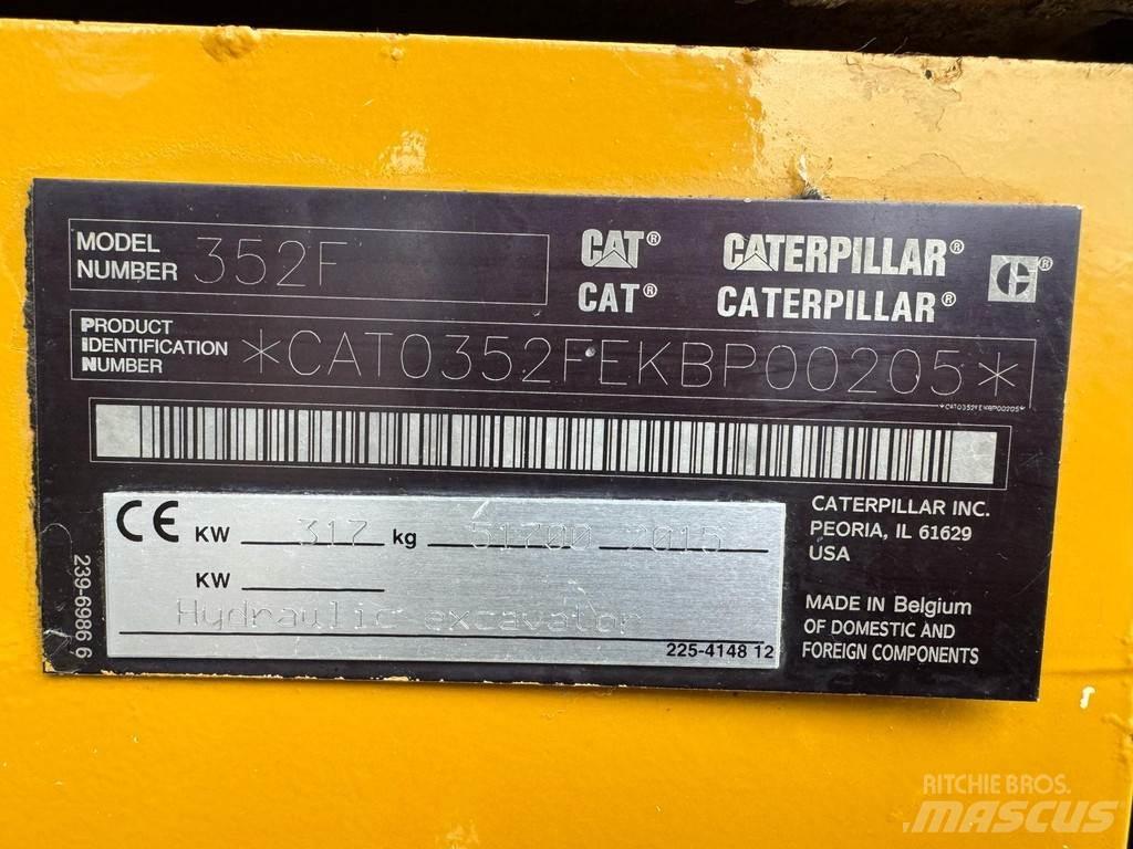 CAT 352F Kāpurķēžu ekskavatori