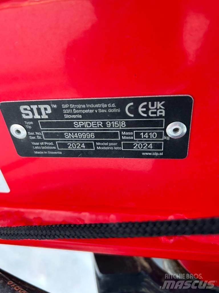 SIP Spider 915/8 Grābekļi un siena ārdītāji