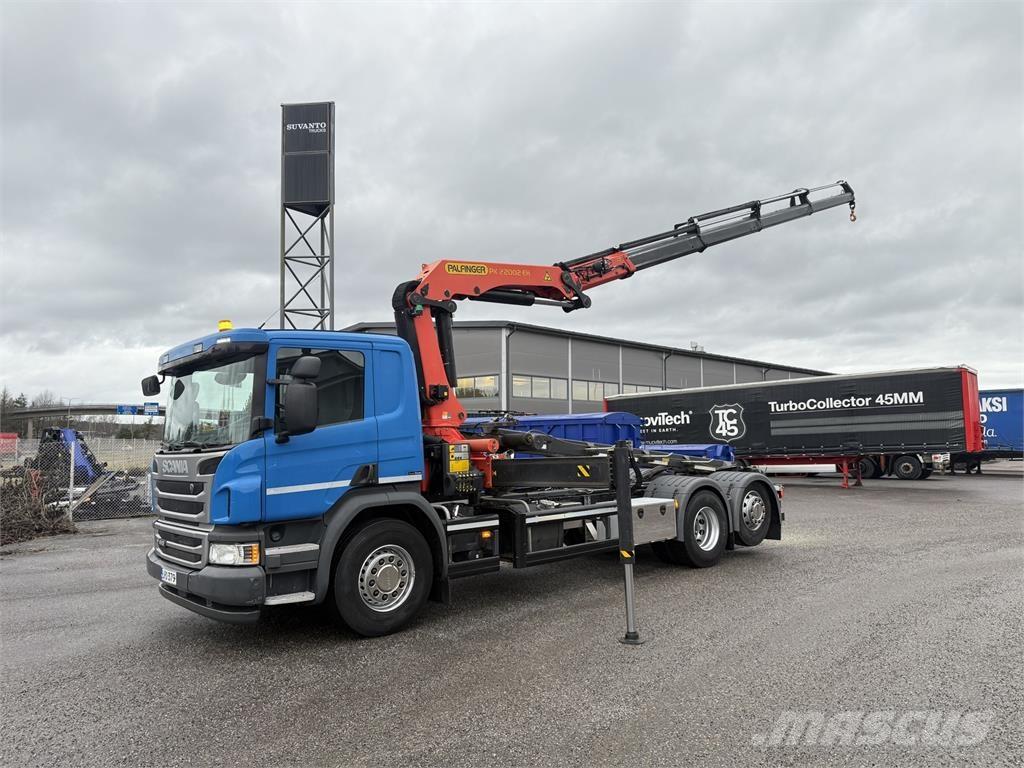 Scania P 410 6X2 Smagās mašīnas ar celtni