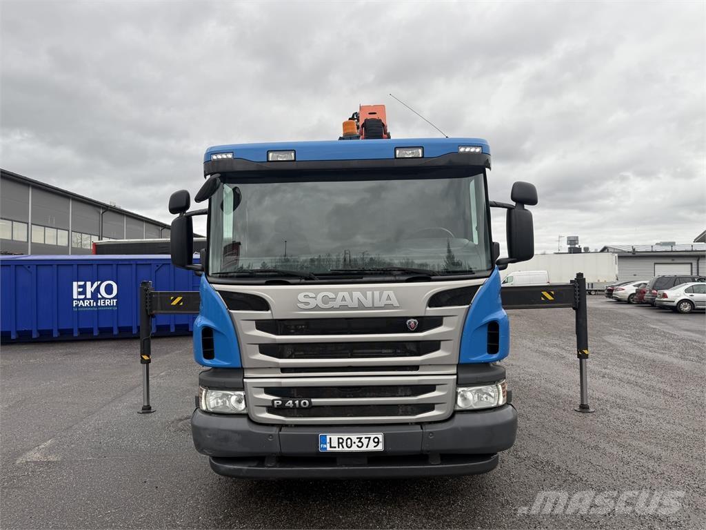 Scania P 410 6X2 Smagās mašīnas ar celtni