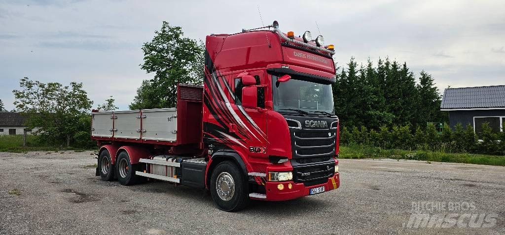 Scania R 730 Treileri ar āķi