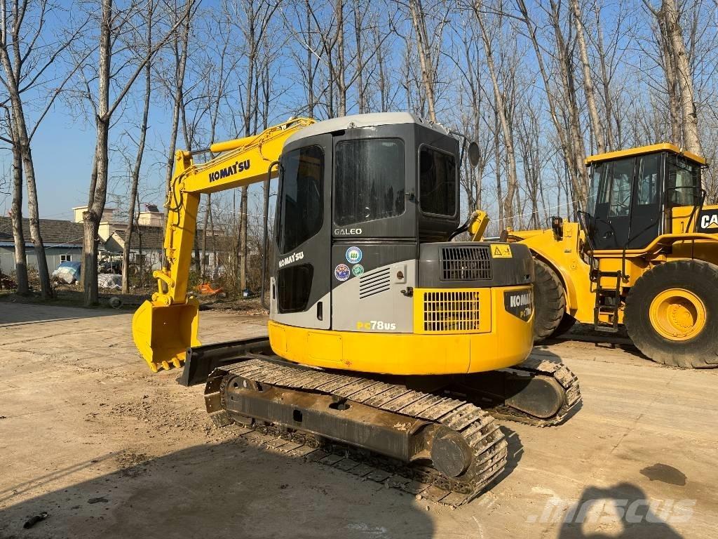 Komatsu pc78us Kāpurķēžu ekskavatori