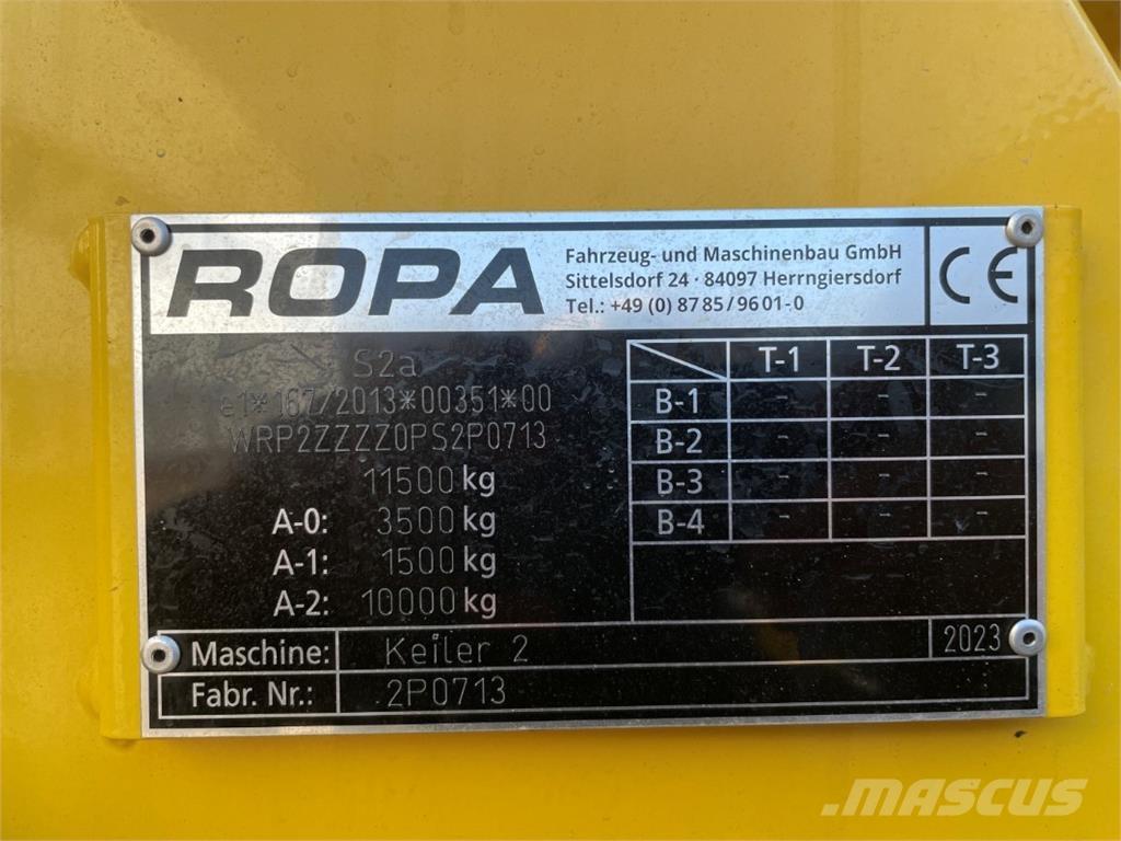 Ropa KEILER 2 Kartupeļu novākšanas kombaini