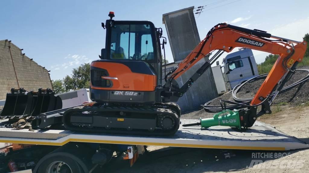 Doosan DX 50 Z Mini ekskavatori < 7 t