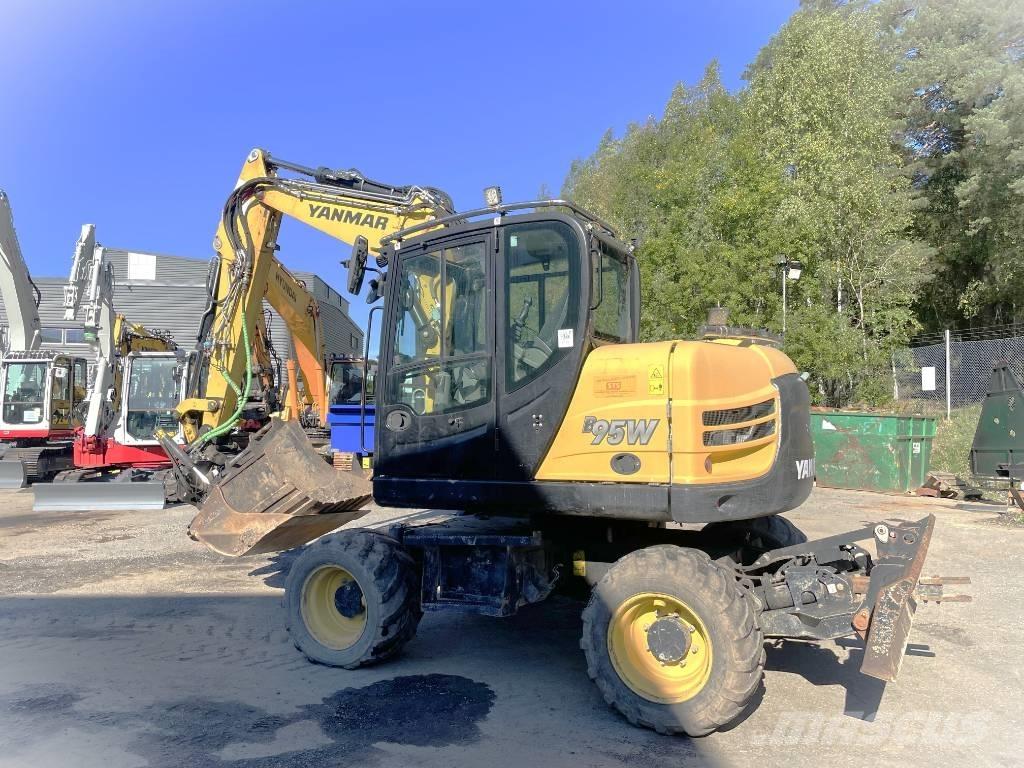 Yanmar B 95 W Ekskavatori uz riteņiem