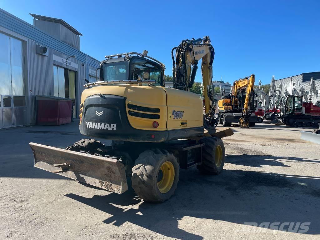 Yanmar B 95 W Ekskavatori uz riteņiem