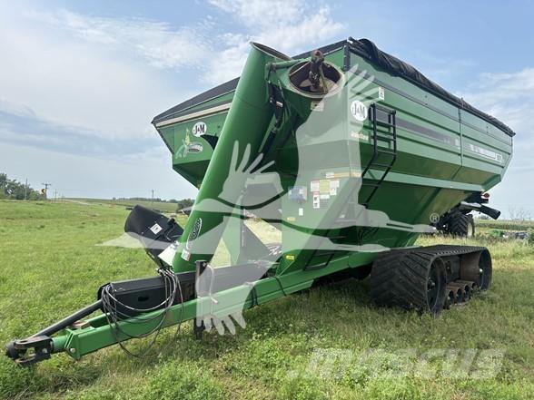 J&M 1501-22T Graudu pārkraušanas piekabes
