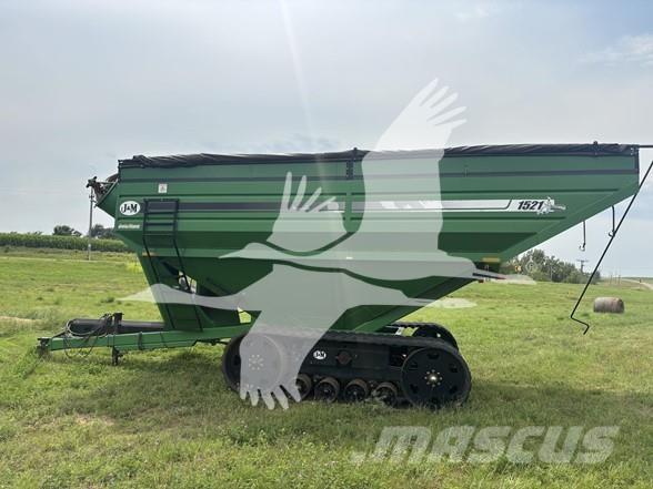 J&M 1501-22T Graudu pārkraušanas piekabes