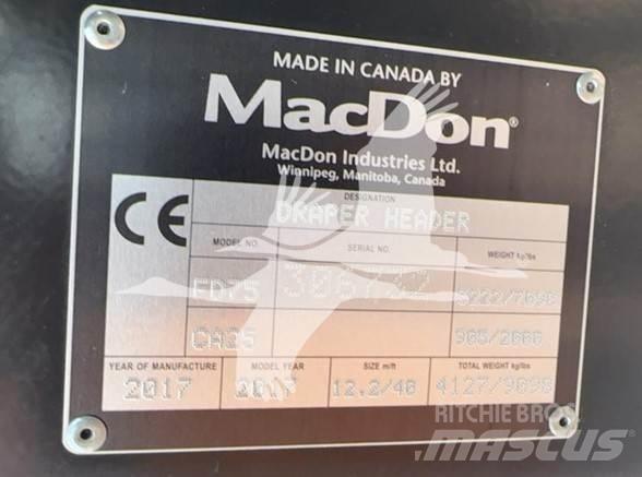 MAC DON FD75S Ražas novākšanas galvas