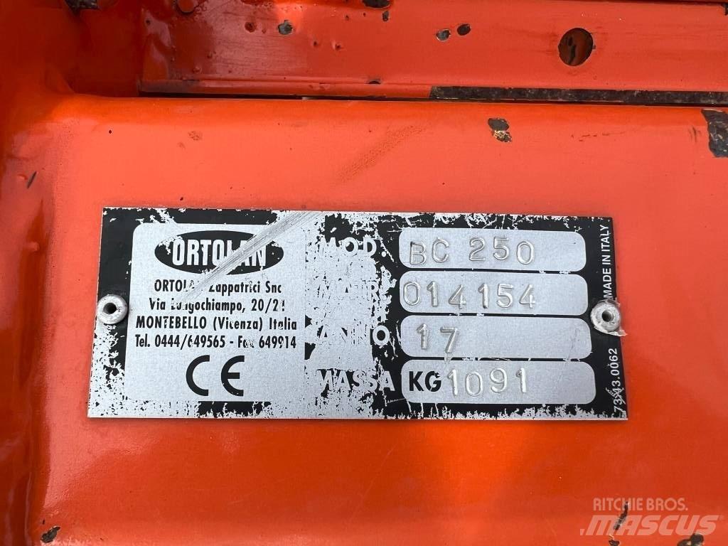 Ortolan BC 250 Frees Cita augsnes apstrādes tehnika un papildaprīkojums