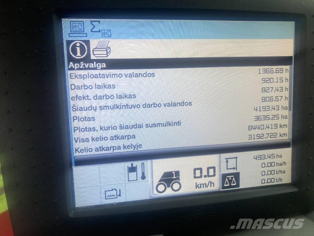 CLAAS Lexion 770 TT Ražas novākšanas kombaini