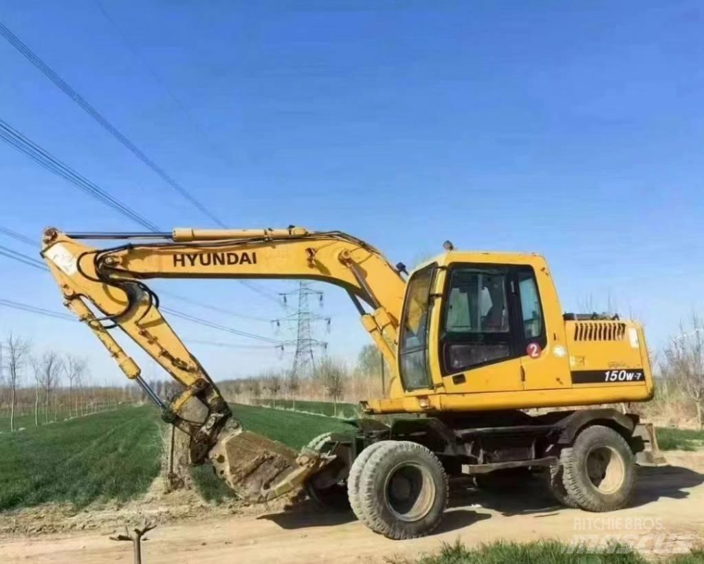 Hyundai 150W-7 Ekskavatori uz riteņiem