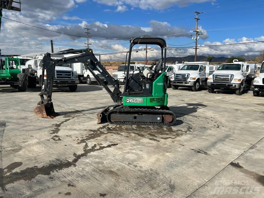 John Deere 26G Mini ekskavatori < 7 t