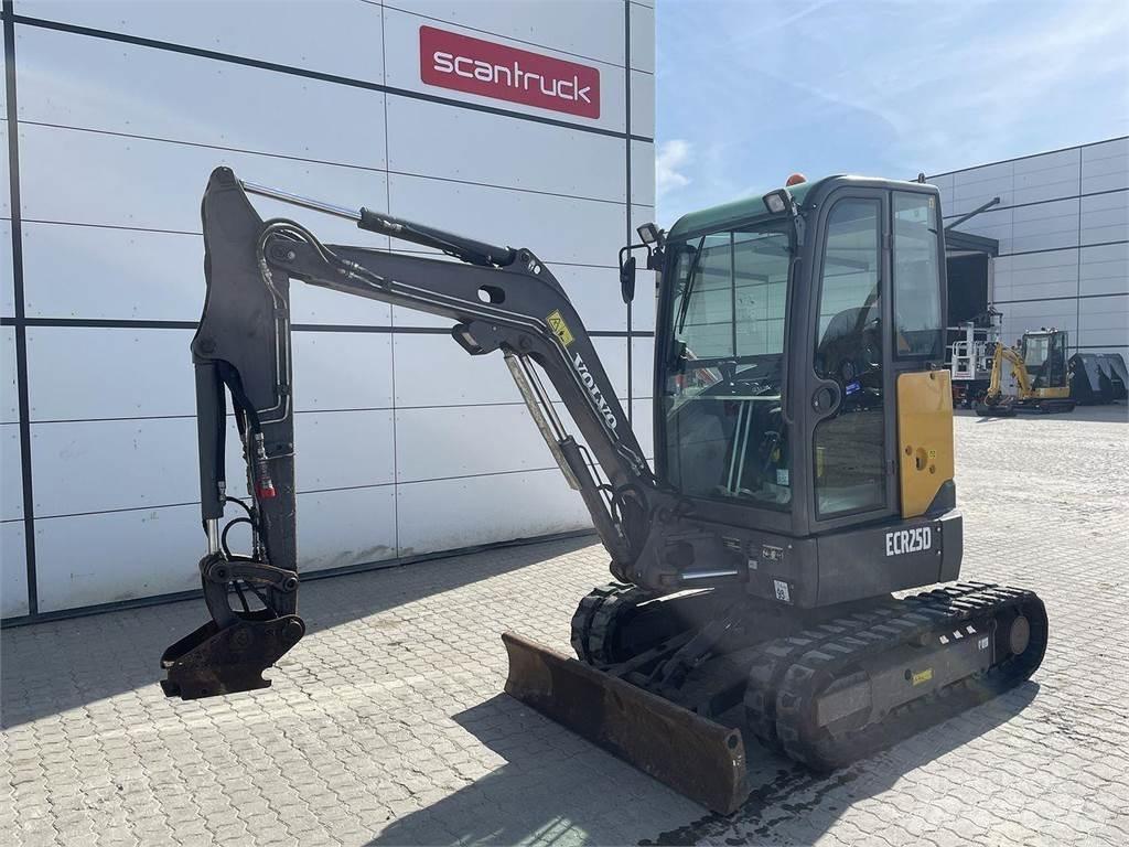 Volvo ECR25 Ekskavatori uz riteņiem