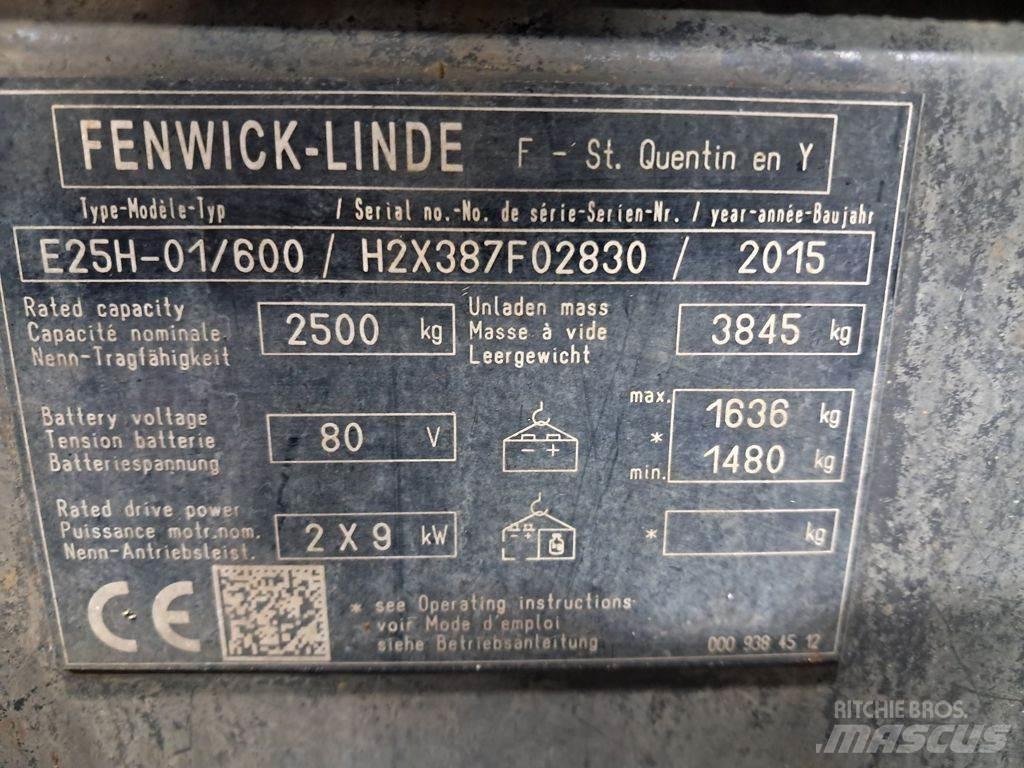 Linde E25H-01/600 Elektriskie iekrāvēji