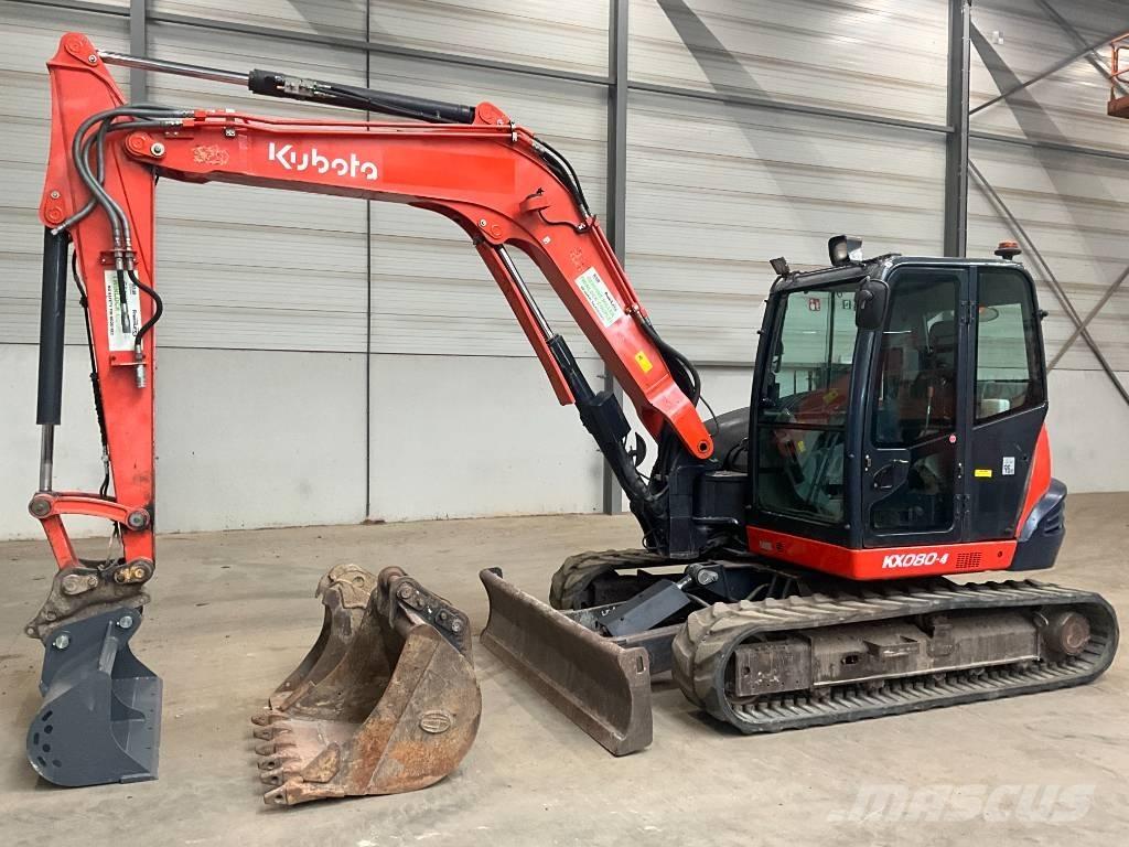 Kubota KX 080-4 Vidēja lieluma ekskavatori 7 t - 12 t