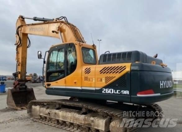 Hyundai R 260 LC-9A Kāpurķēžu ekskavatori