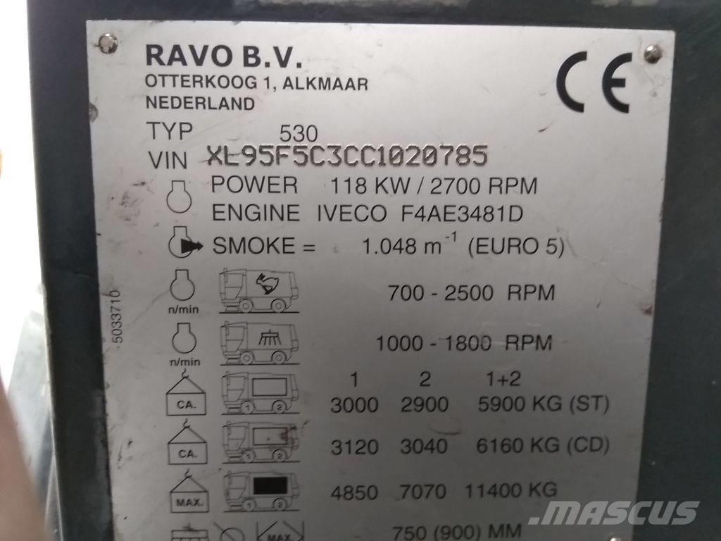 Ravo 530 CD Ielu tīrīšanas mašīnas