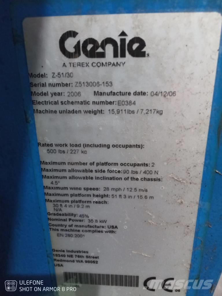 Genie Z 51/30 J RT Strēles pacēlāji