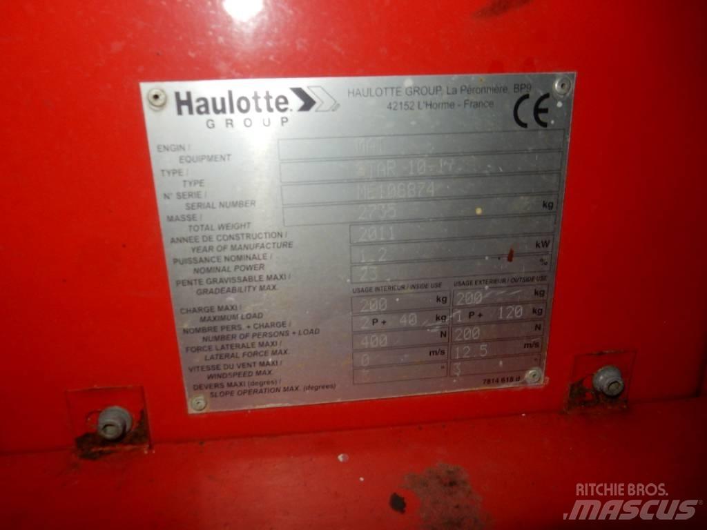 Haulotte Star 10 Strēles pacēlāji