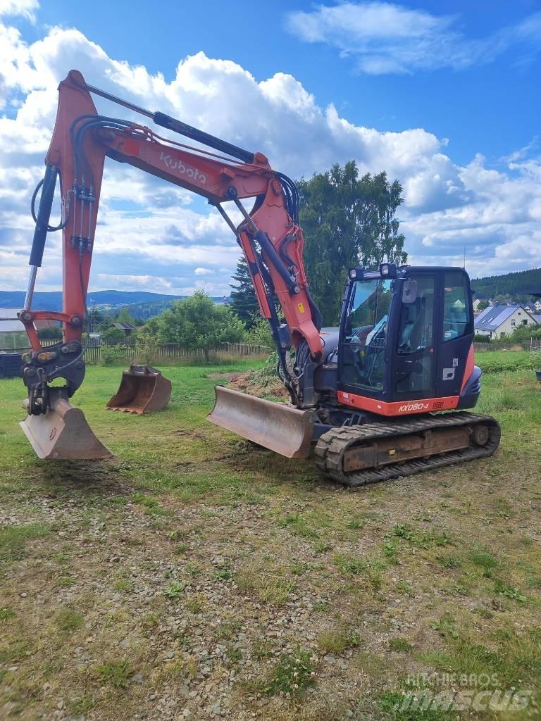 Kubota KX 080-4 Vidēja lieluma ekskavatori 7 t - 12 t
