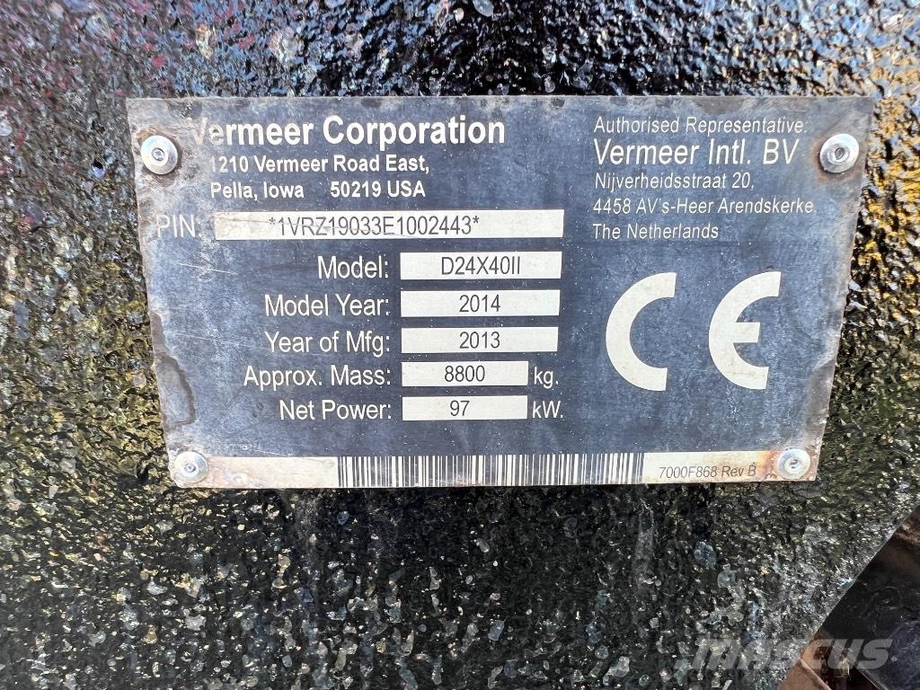 Vermeer D24X40II Horizontālā virziena urbšanas iekārtas